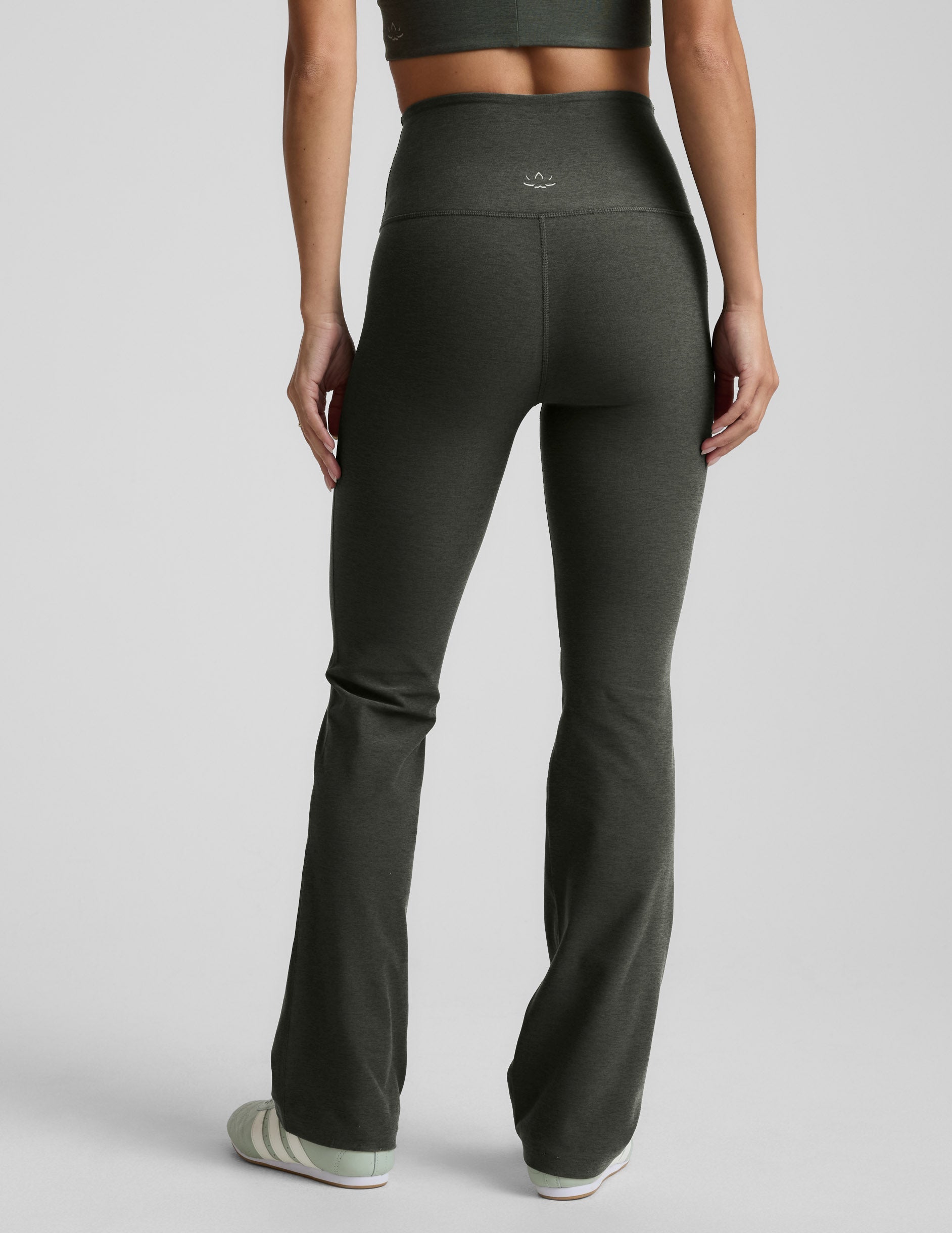 Beyond Yoga High Waisted Bootcut Spacedye Yoga Pants - Dusty Forest