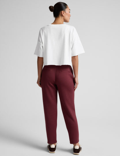 Beyond Yoga Tapered Ankle SoftSpring Pants - Moody Burgundy