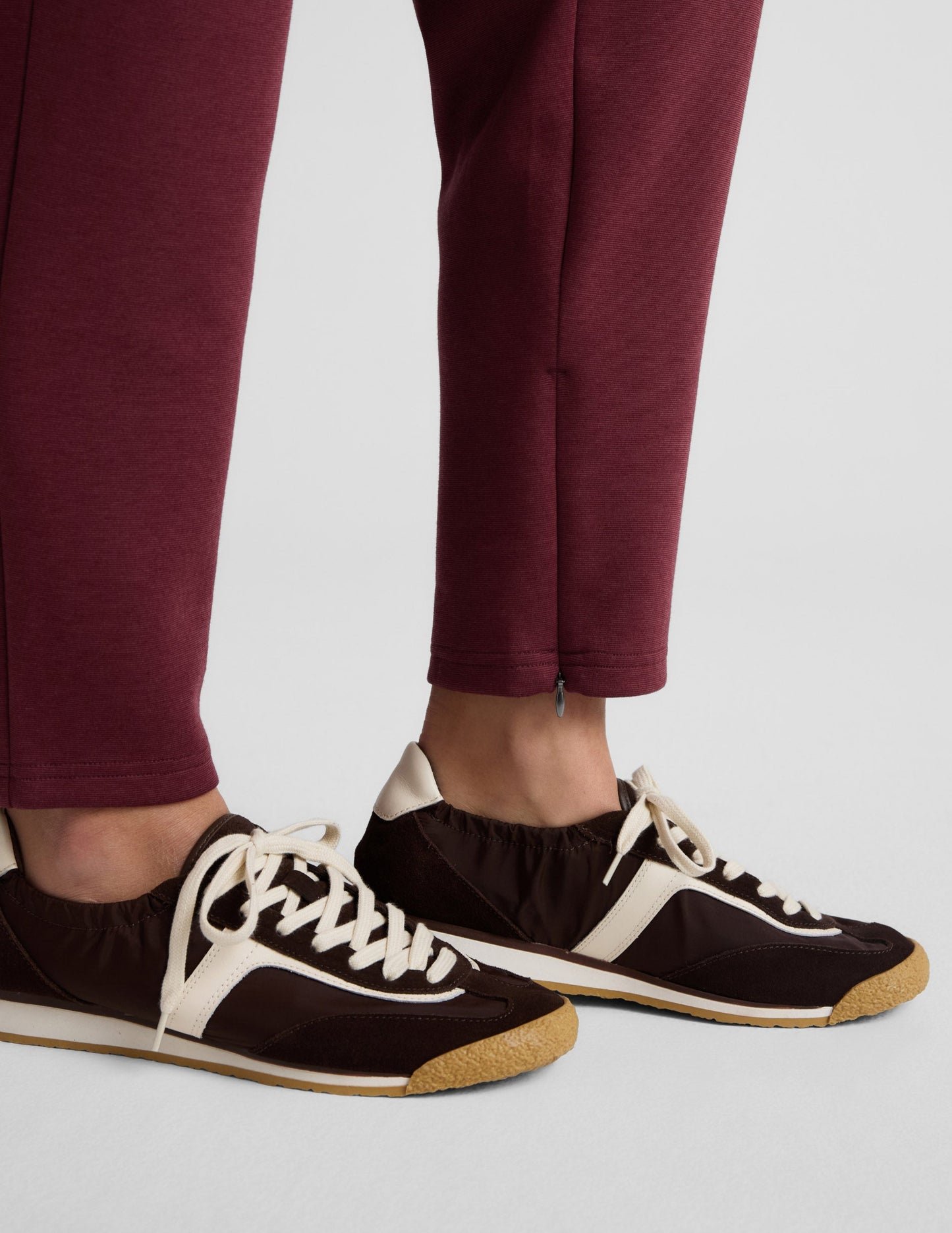 Beyond Yoga Tapered Ankle SoftSpring Pants - Moody Burgundy