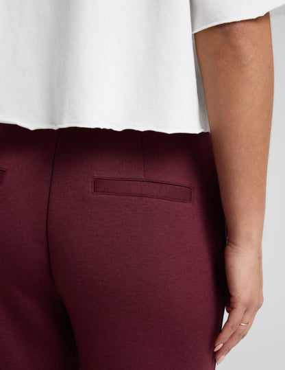 Beyond Yoga Tapered Ankle SoftSpring Pants - Moody Burgundy