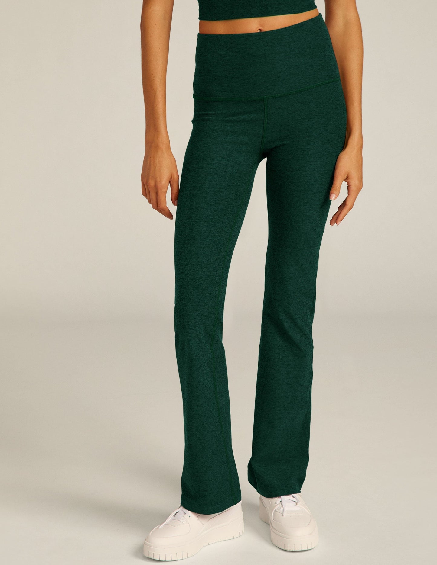 Beyond Yoga High Waisted Bootcut Spacedye Pant - Dark Spruce
