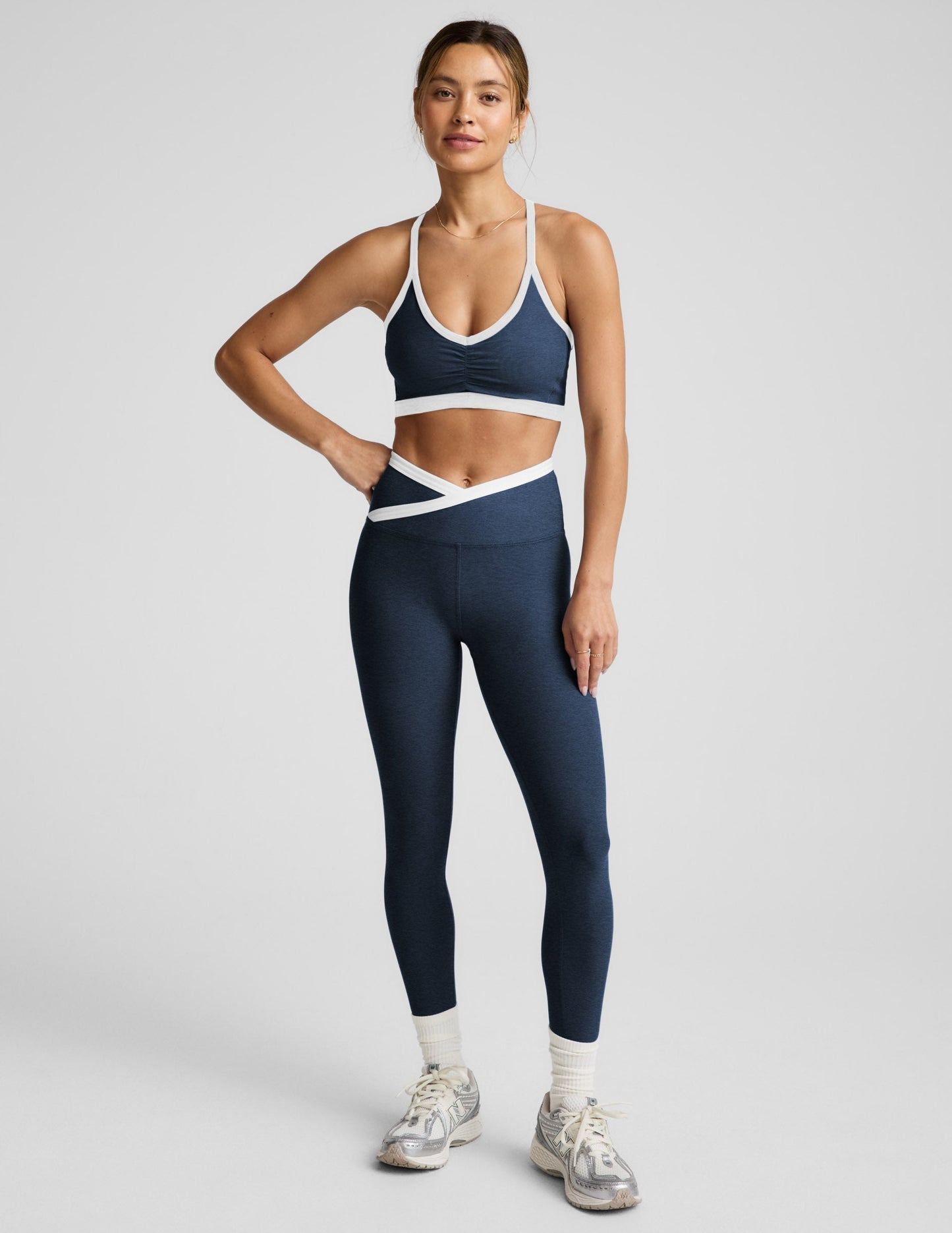 Beyond Yoga Spacedye Outlines Strappy Bra