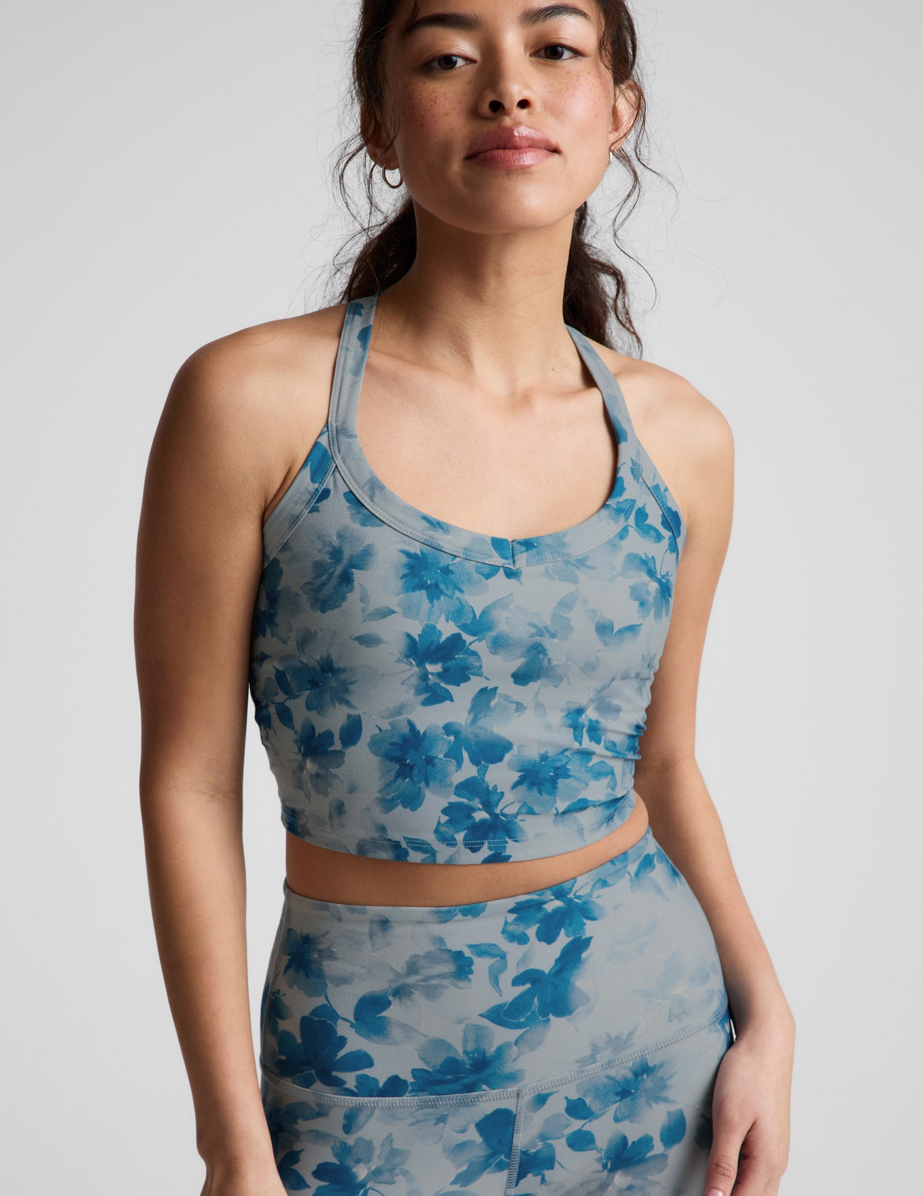 Beyond Yoga Daydream Meadow SoftMark On The Up Cropped Tank