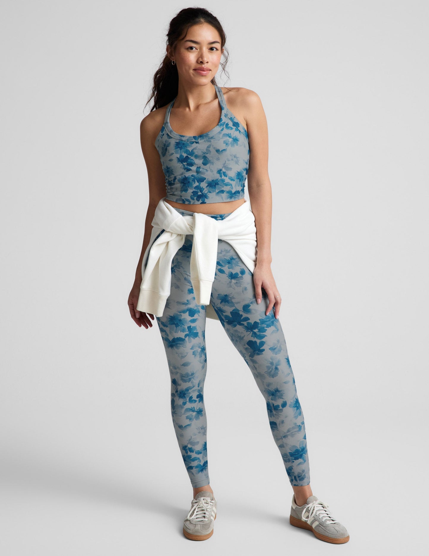 Beyond Yoga Daydream Meadow SoftMark On The Up Cropped Tank