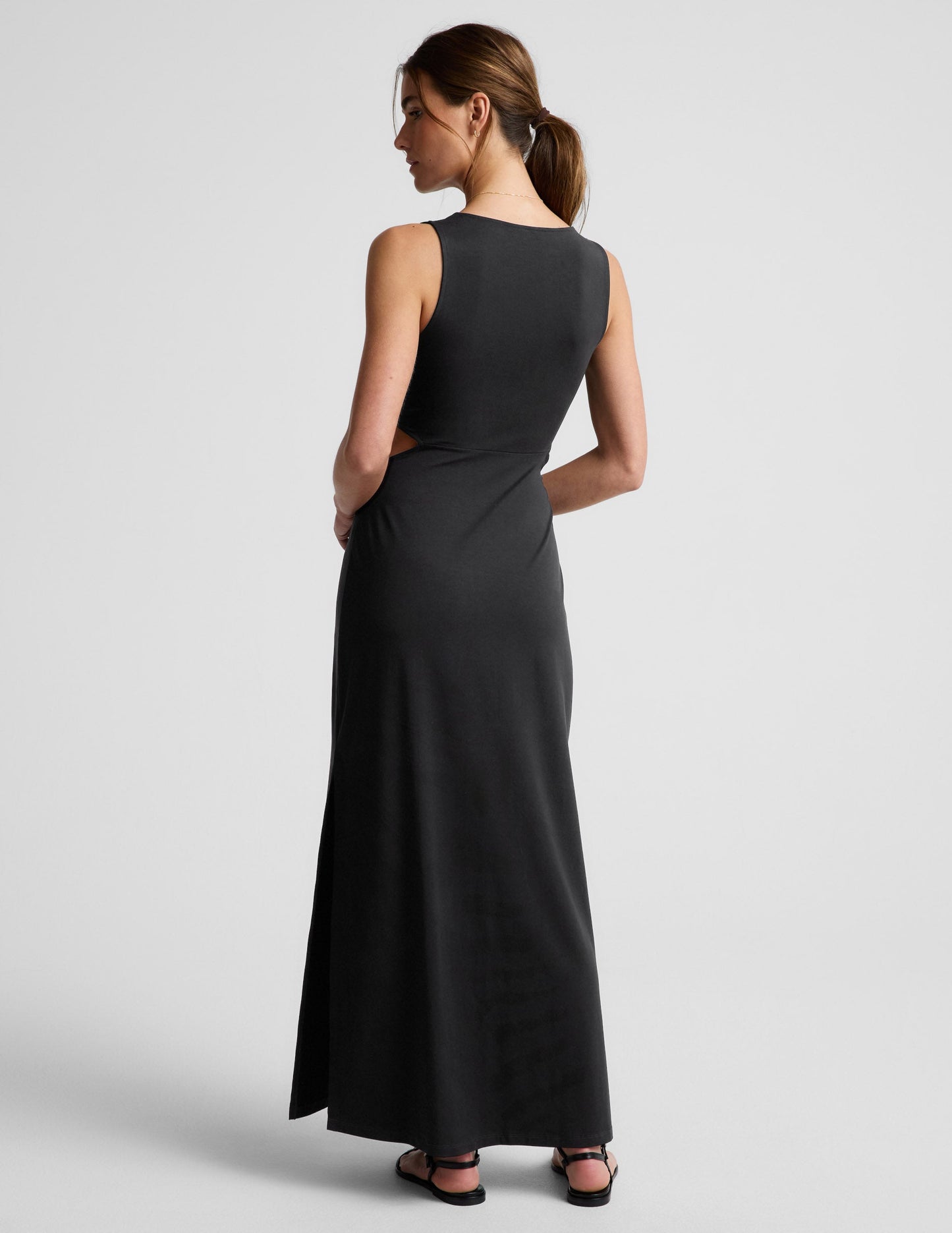 Beyond Yoga Maxi Around The World Front Twist Dress