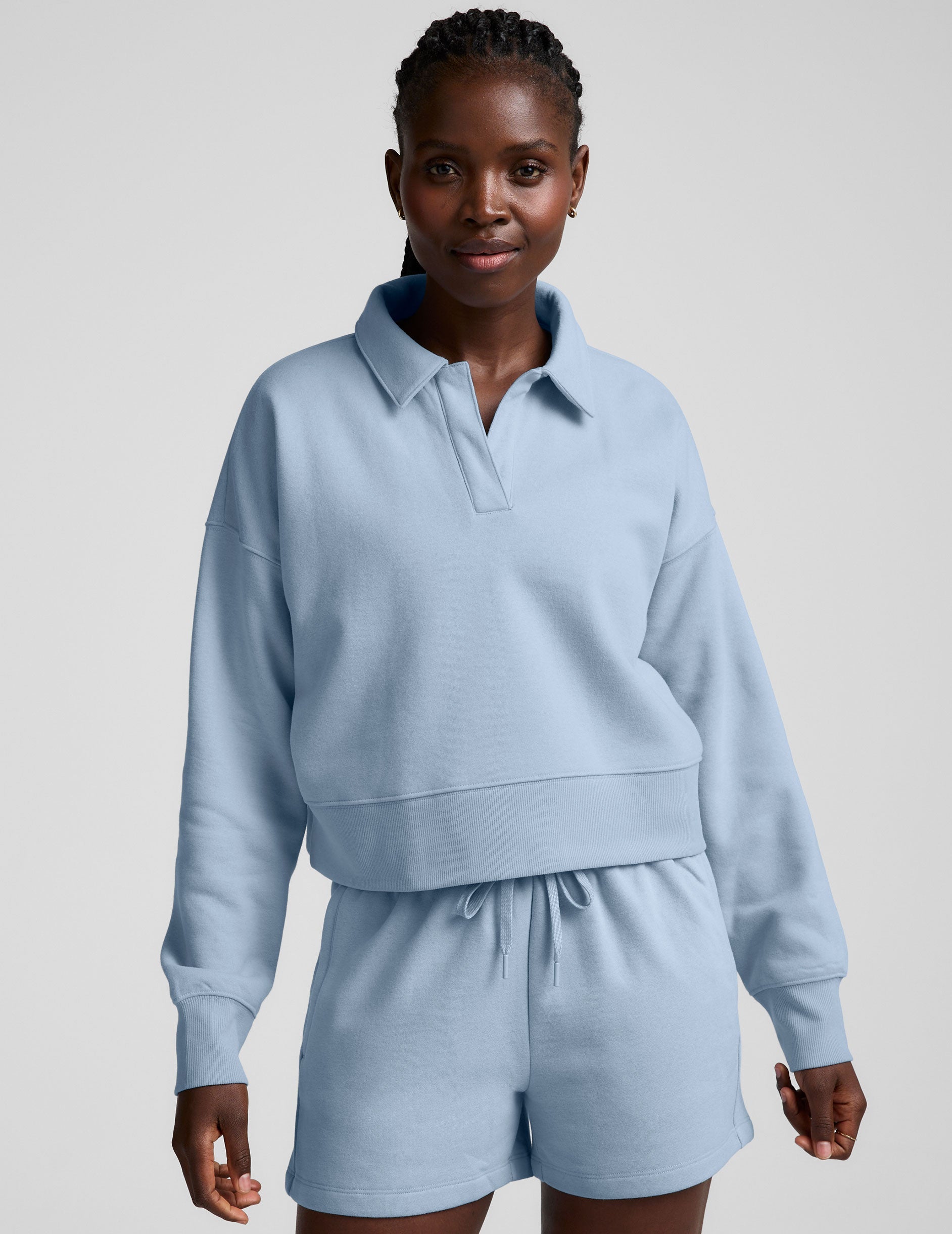 Beyond Yoga LuxeFleece Collared Sweatshirt