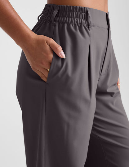 Beyond Yoga Women's Wide Leg Status Trouser - Gray
