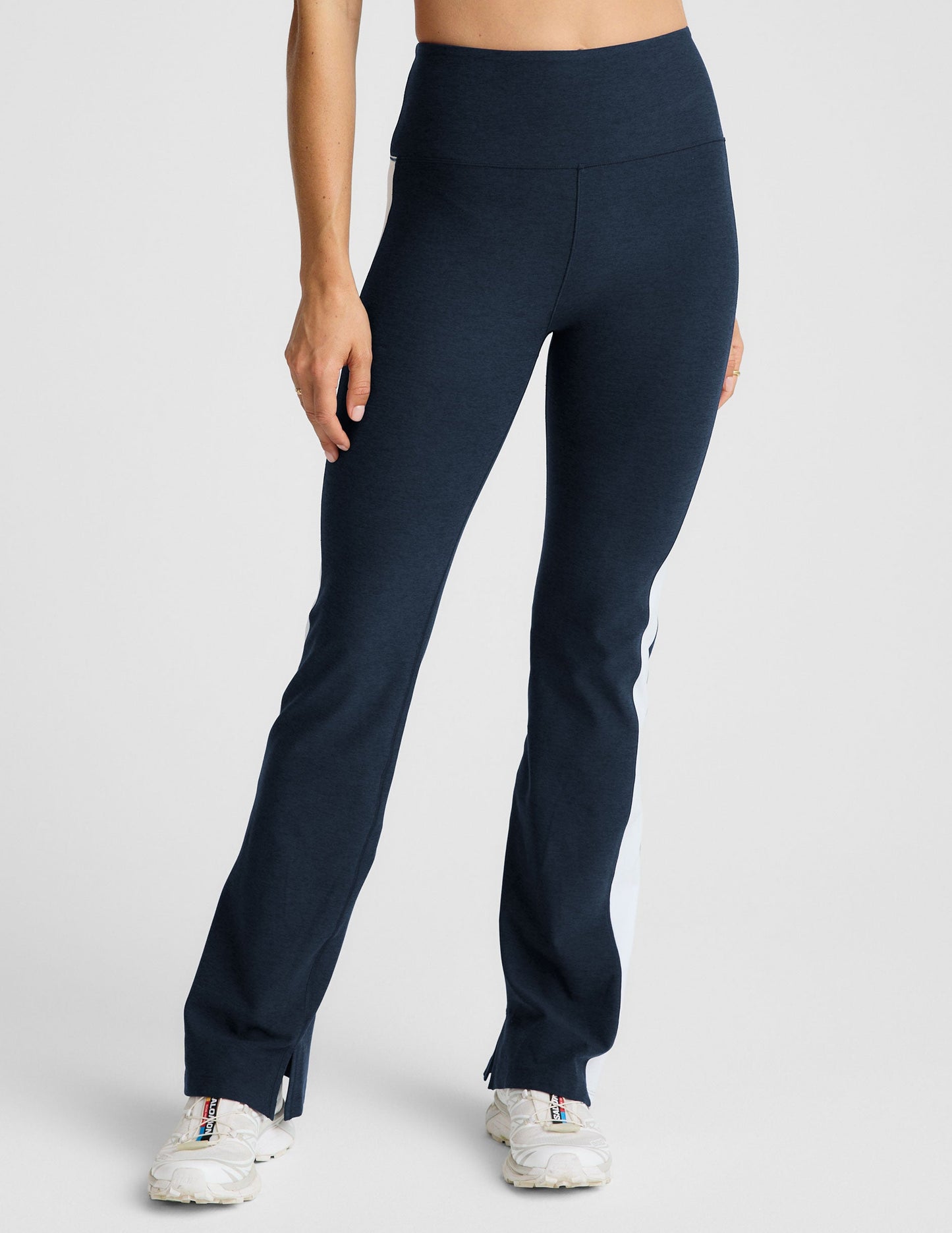 Beyond Yoga Women's Bootcut Gemini Spacedye Pants - Nocturnal Navy