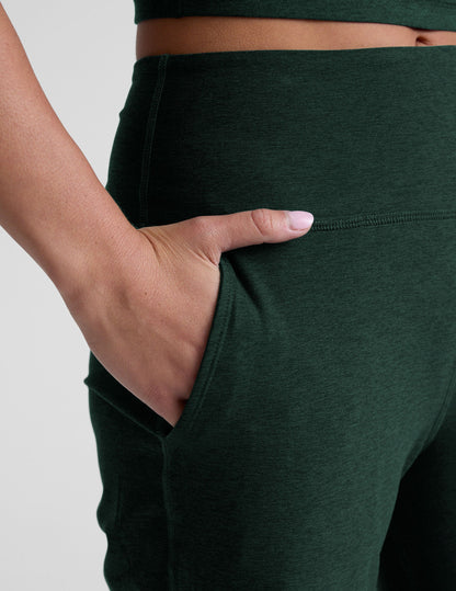 Beyond Yoga High Waisted Wide Leg Spacedye Pant - Dark Spruce Green