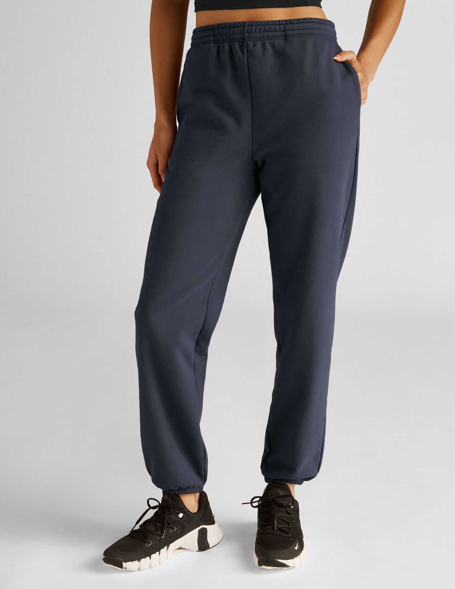 Beyond Yoga Relaxed Fit LuxeFleece Sweatpant - Nocturnal Navy