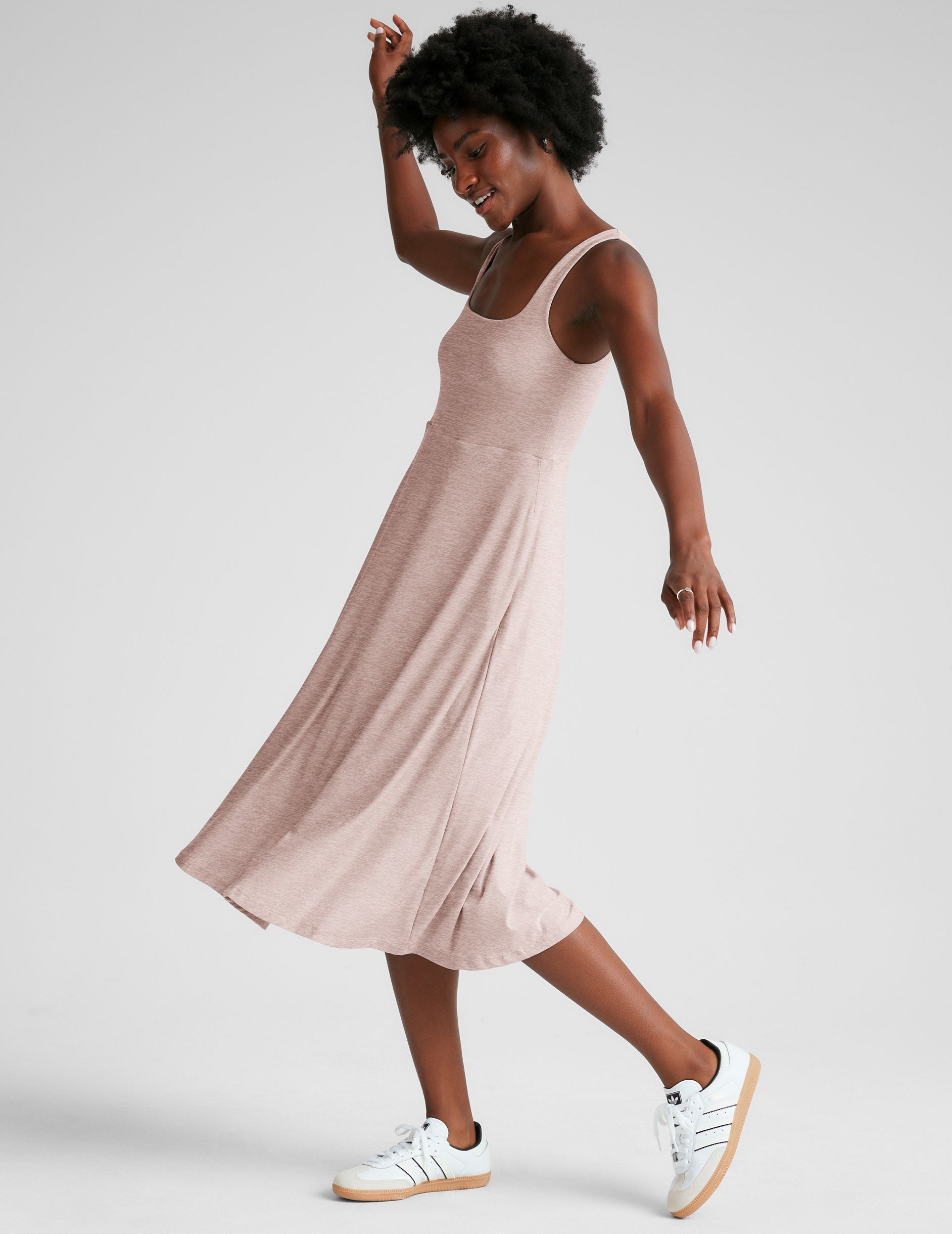 Beyond Yoga Featherweight At The Ready Square Neck Dress
