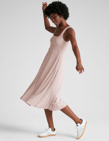 Beyond Yoga Featherweight At The Ready Square Neck Dress