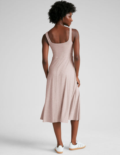 Beyond Yoga Featherweight At The Ready Square Neck Dress