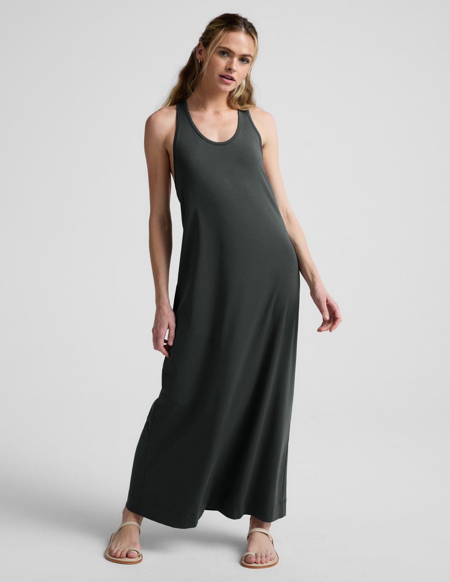 Beyond Yoga A Cut Above Racerback Maxi Dress