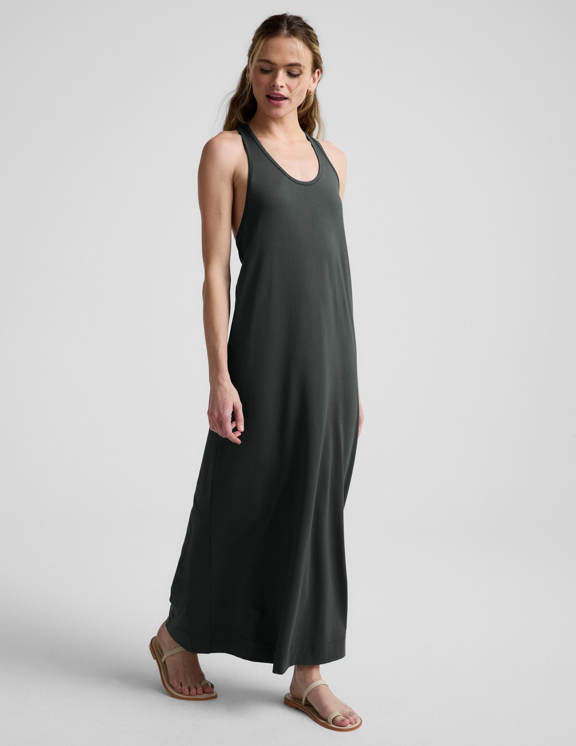 Beyond Yoga A Cut Above Racerback Maxi Dress