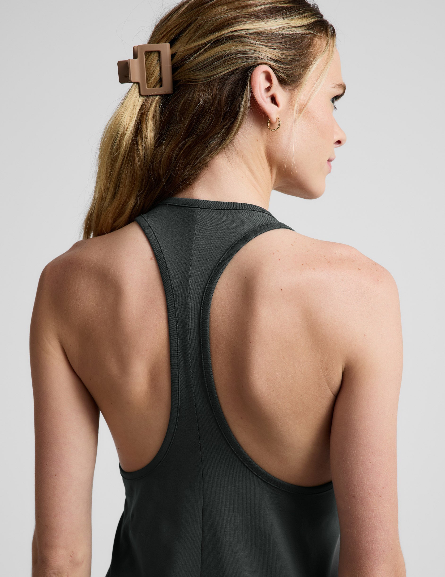 Beyond Yoga A Cut Above Racerback Maxi Dress