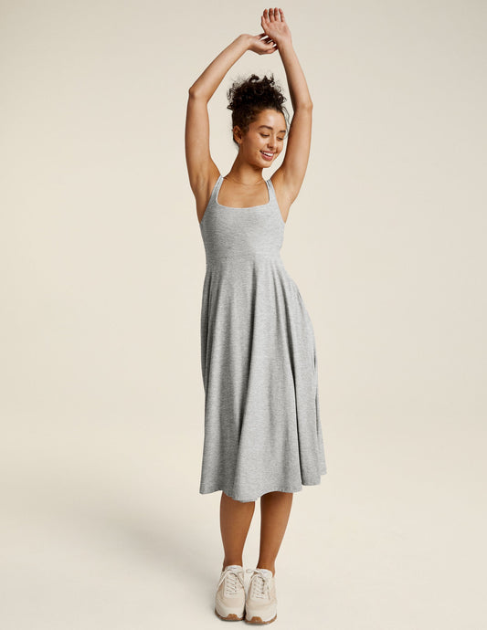 Beyond Yoga Featherweight At The Ready Square Neck Dress