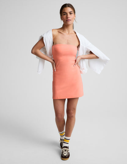 Beyond Yoga Spacedye Joy Strapless Mini Dress