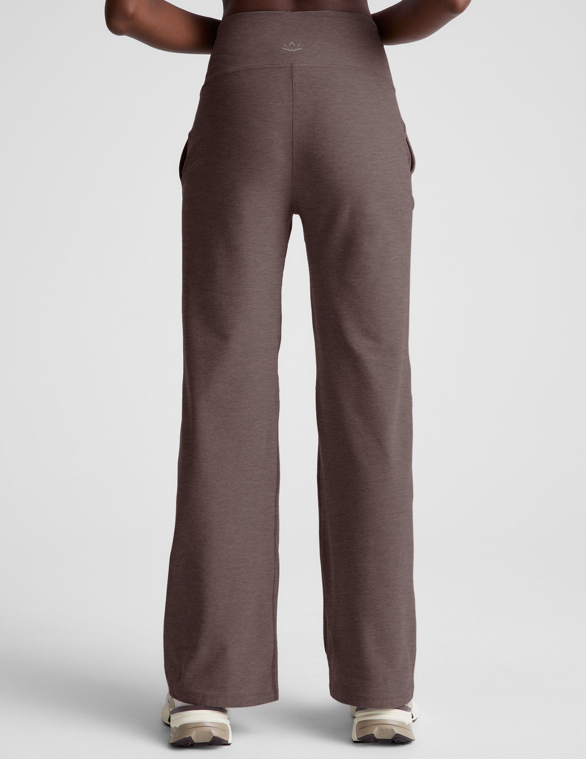 Beyond Yoga High Waisted Wide Leg Spacedye Pants - Woodland Heather