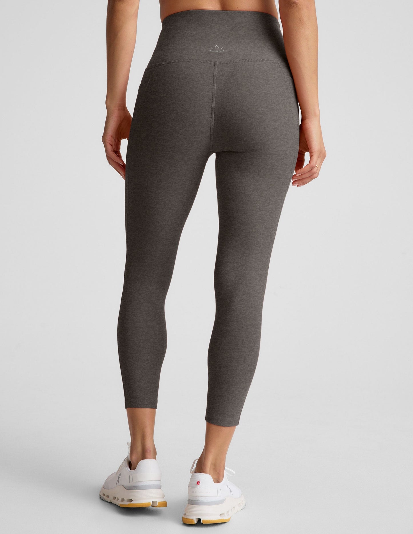 Beyond Yoga High Waisted Capri Spacedye Legging - True Gray Heather