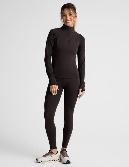 Beyond Yoga Pacer Fleece-Backed Zip Pocket Full Length Legging