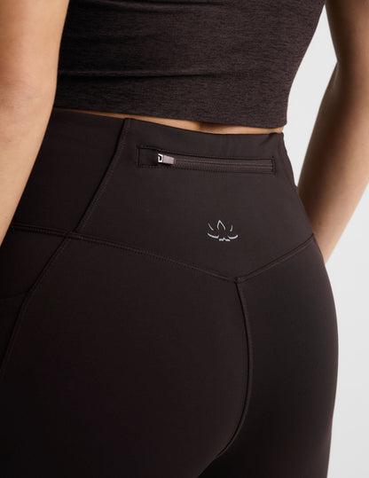 Beyond Yoga Pacer Fleece-Backed Zip Pocket Full Length Legging