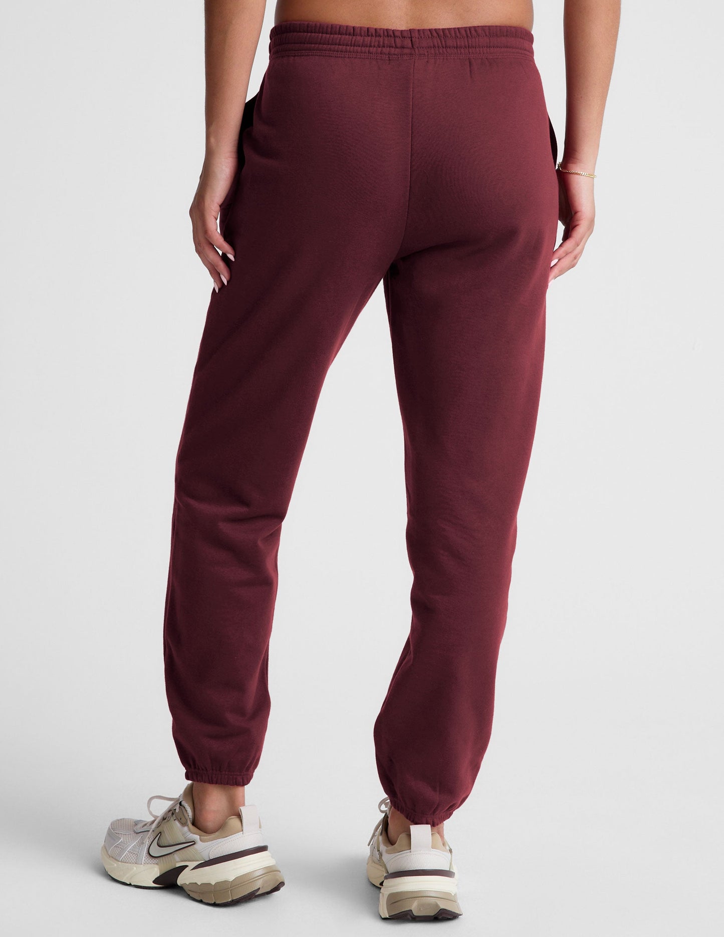 Beyond Yoga Relaxed Fit LuxeFleece Jogger Sweatpant - Dark Cherry
