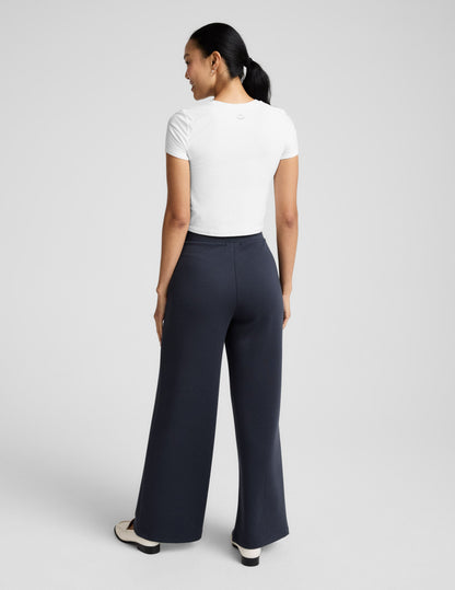 Beyond Yoga Women's Wide Leg SoftSpring Pants - Nocturnal Navy