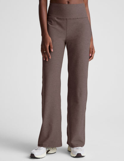 Beyond Yoga High Waisted Wide Leg Spacedye Pants - Woodland Heather