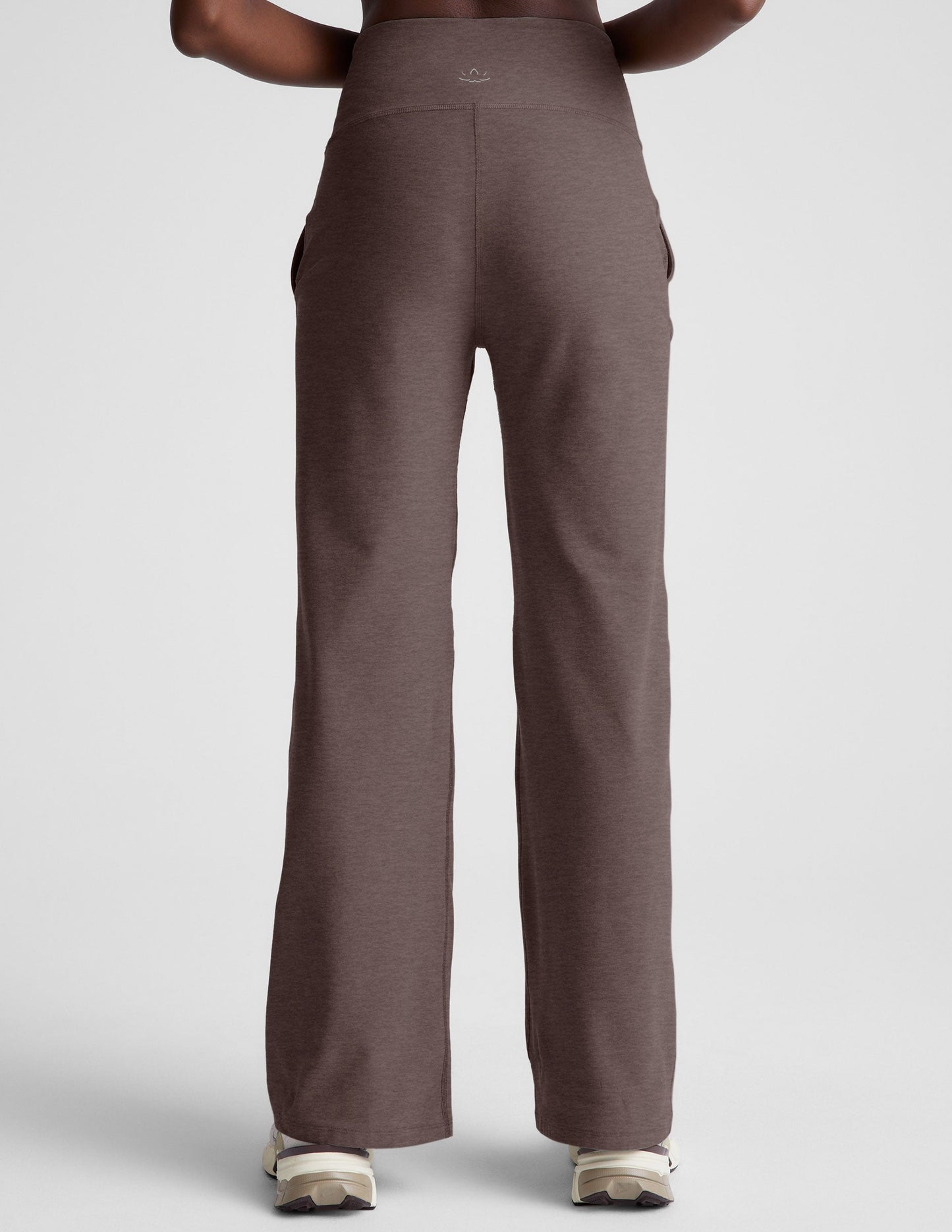 Beyond Yoga High Waisted Wide Leg Spacedye Pants - Woodland Heather