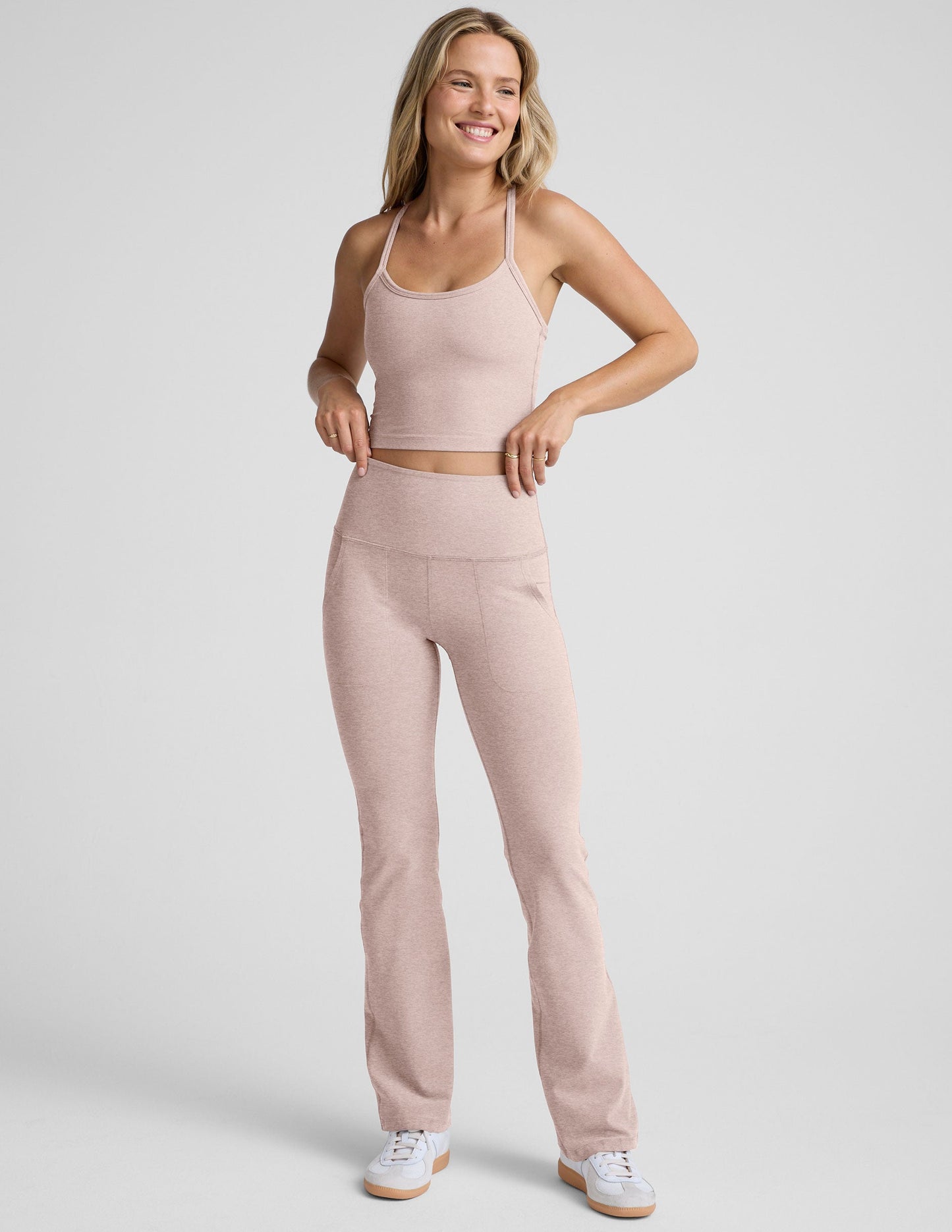 Beyond Yoga Women's High Waisted Spacedye Pants - Chai