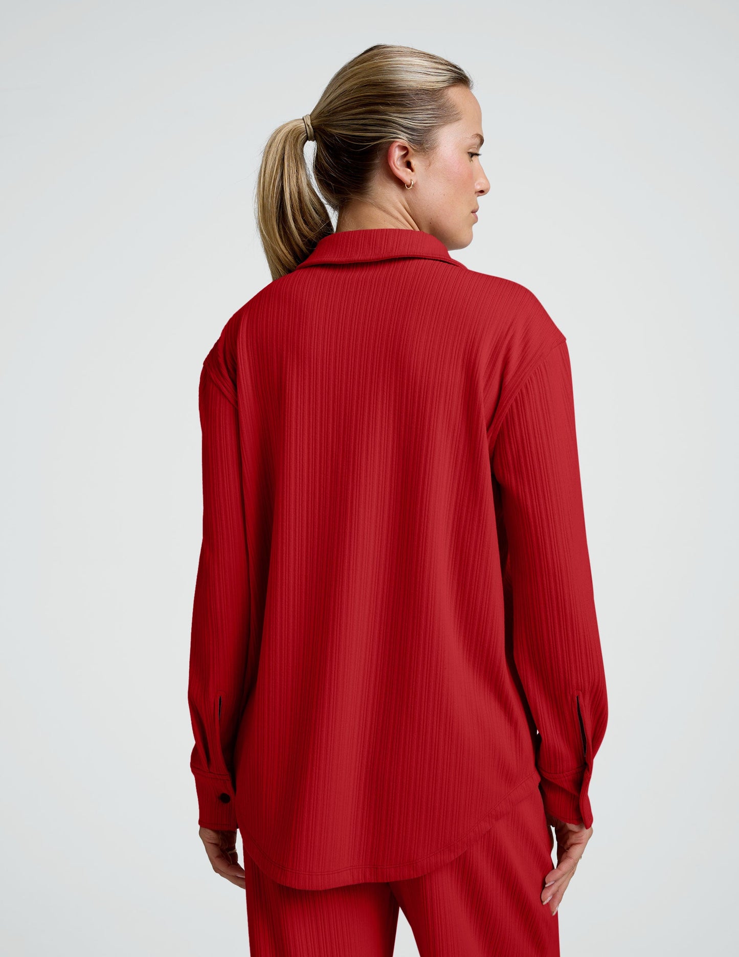 Beyond Yoga Breathe Easy Ribbed Front Shirt