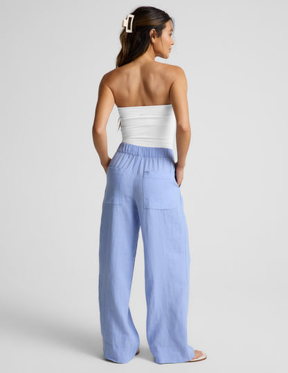 Beyond Yoga Women's Wide Leg SoftWash Pants - Pastel Periwinkle