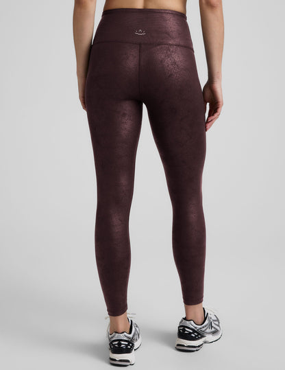 Beyond Yoga Leatherette High Waisted Midi Legging