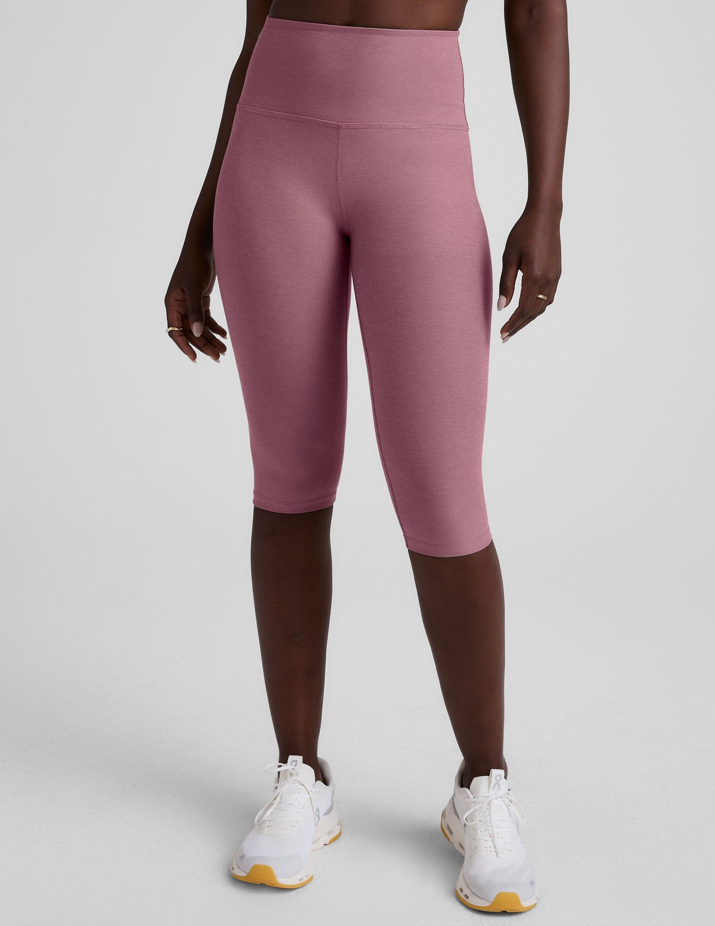 Beyond Yoga High Waisted Pedal Pusher Spacedye Legging - Ballet Pink