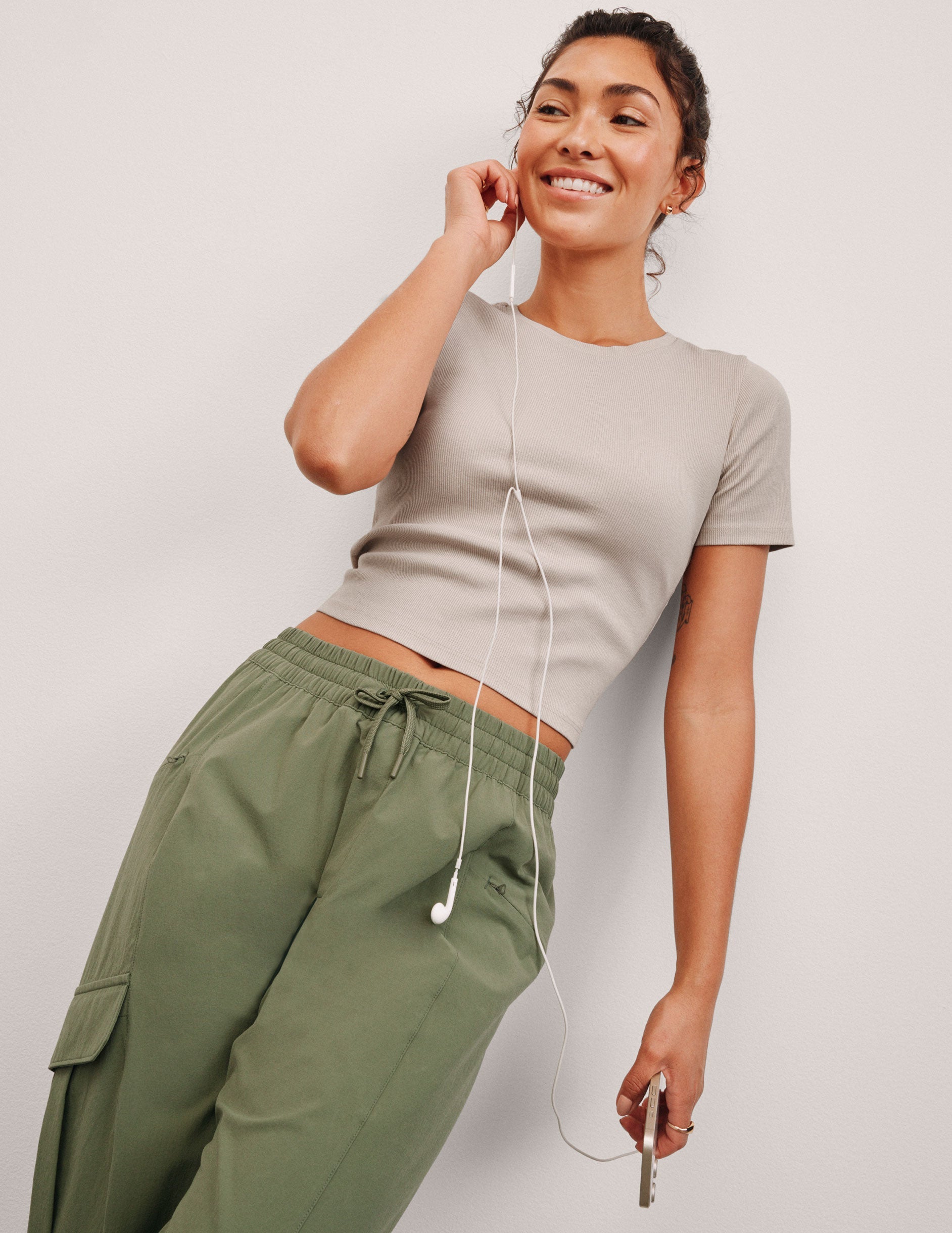 Beyond Yoga Rib Baby Tee