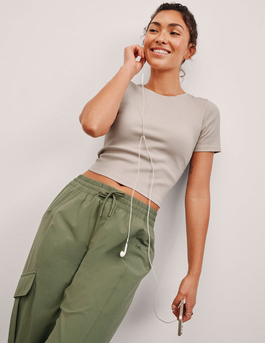 Beyond Yoga Rib Baby Tee