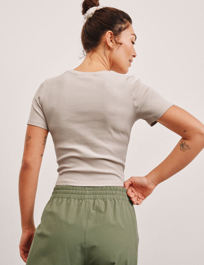 Beyond Yoga Rib Baby Tee