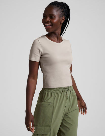 Beyond Yoga Rib Baby Tee