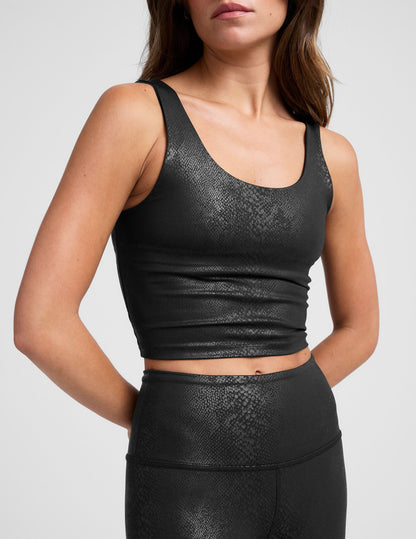 Beyond Yoga PowerShine Viper Print Cropped Tank