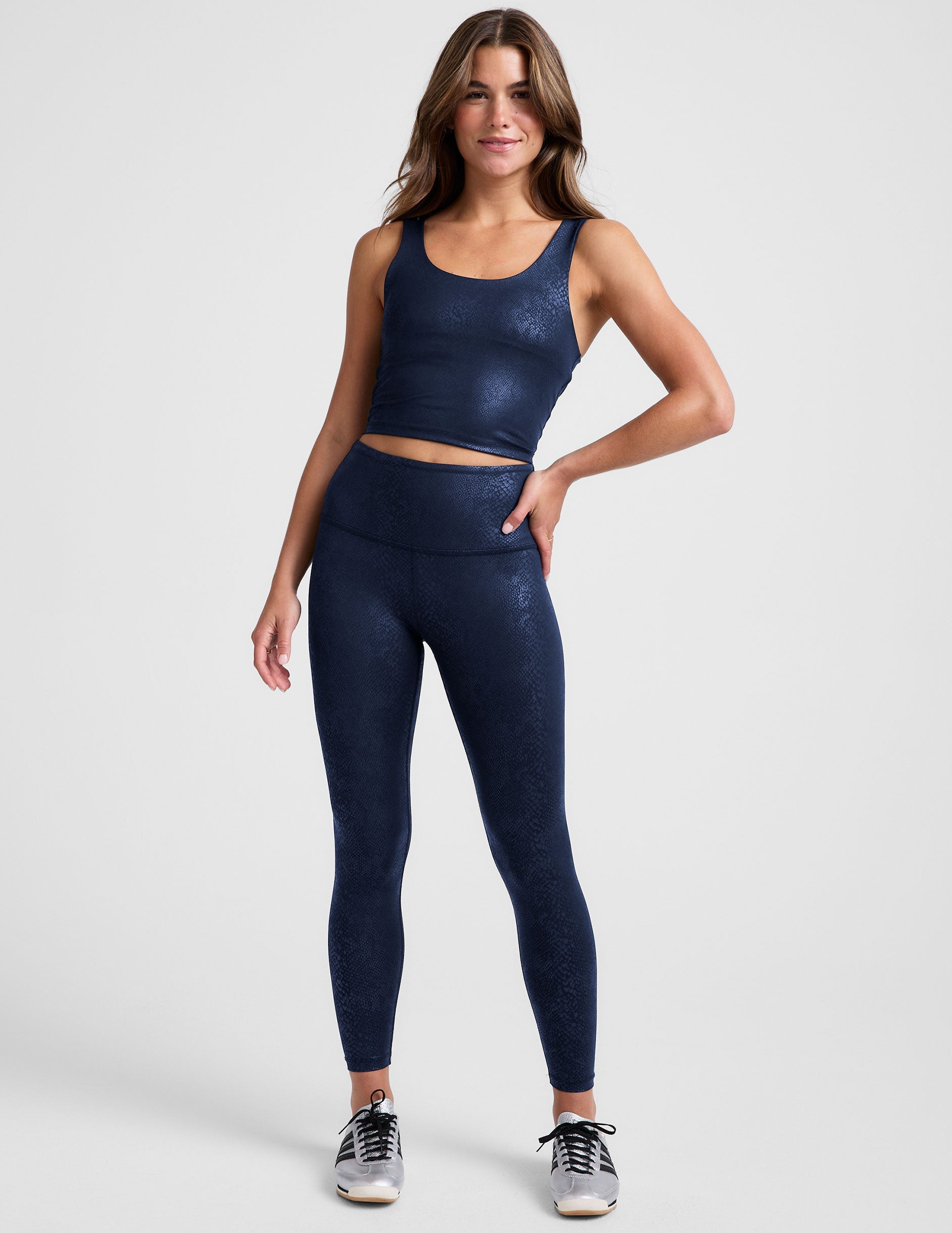 Beyond Yoga PowerShine Viper Print Cropped Tank