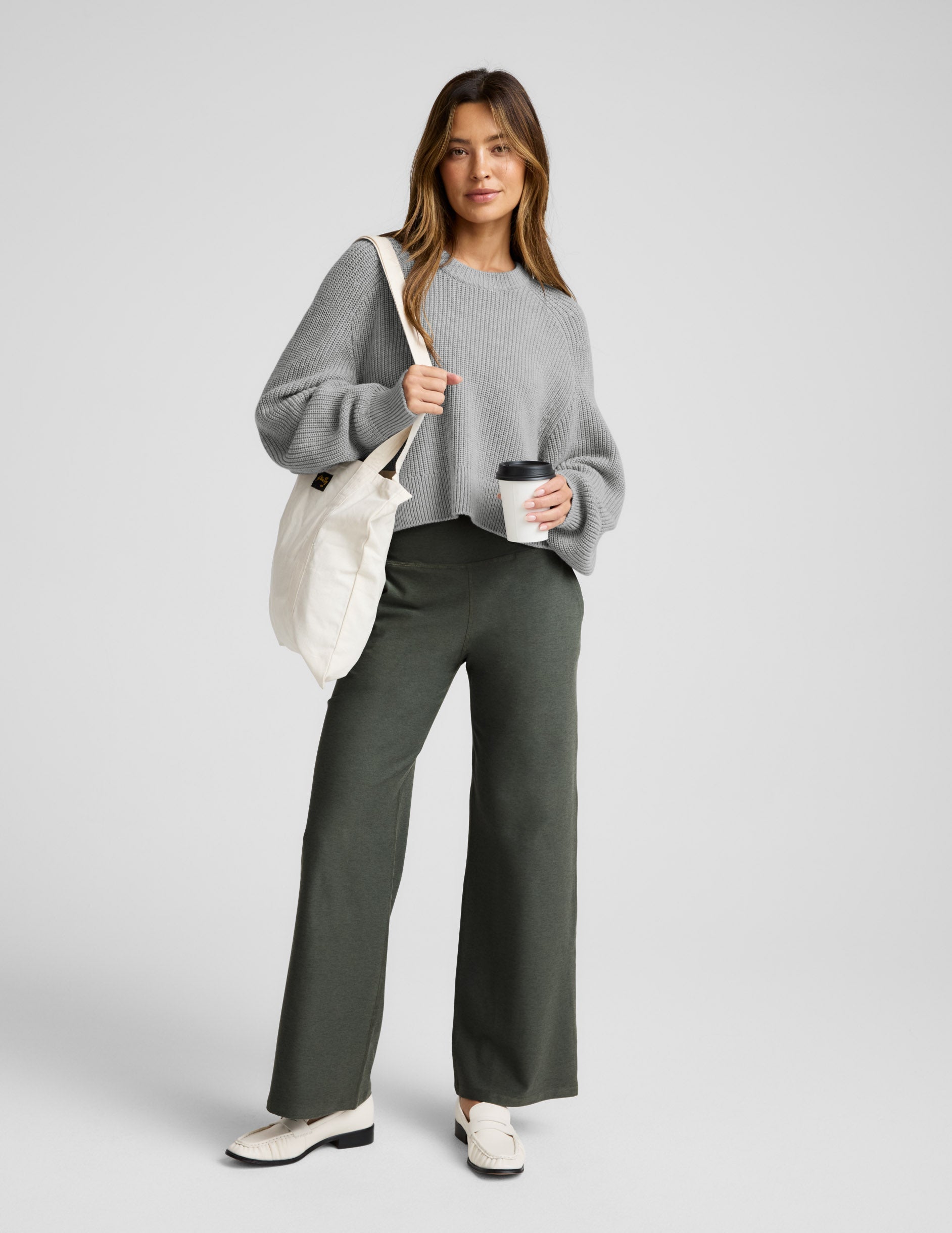 Beyond Yoga Ready For Anywhere Hi Lo Sweater