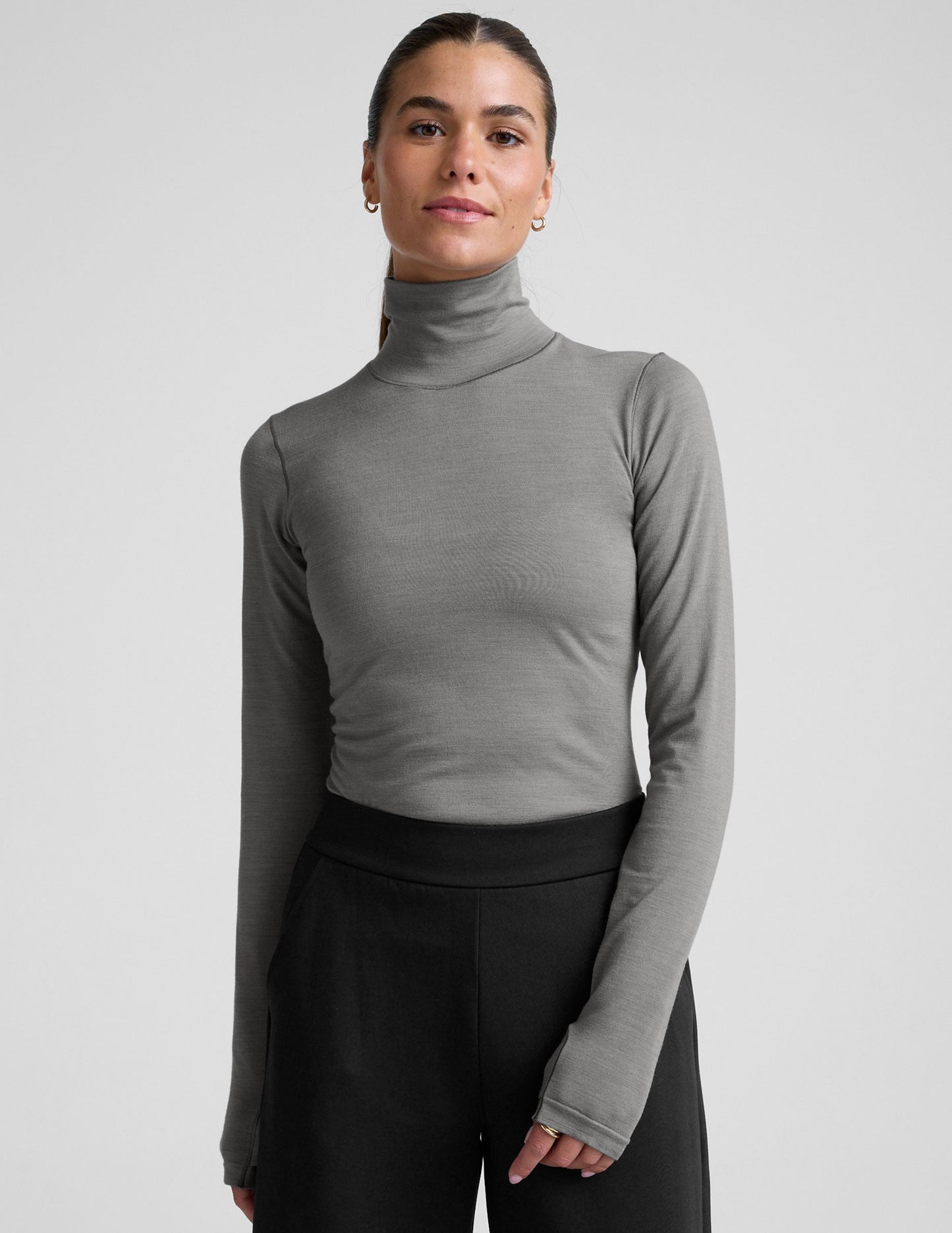 Beyond Yoga LuxeKnit Merino Wool Turtleneck