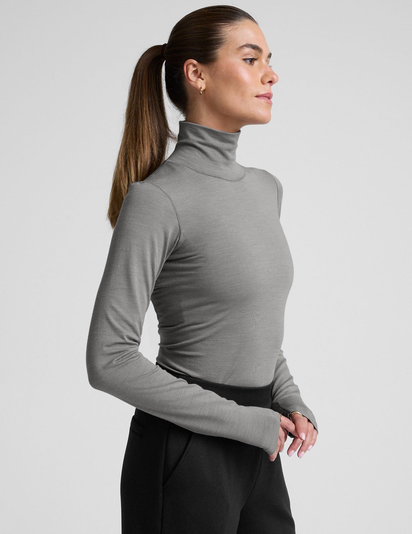 Beyond Yoga LuxeKnit Merino Wool Turtleneck