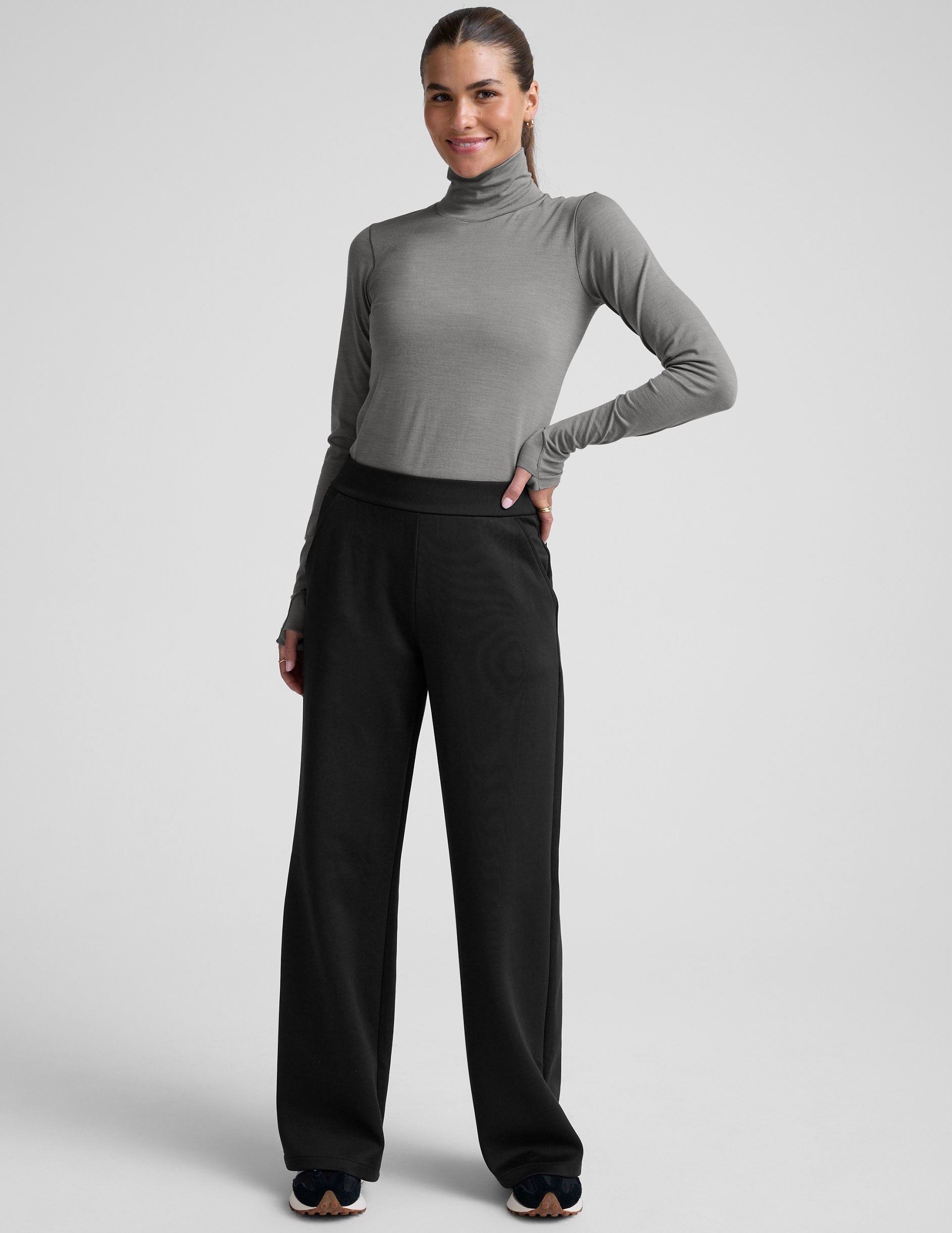 Beyond Yoga LuxeKnit Merino Wool Turtleneck