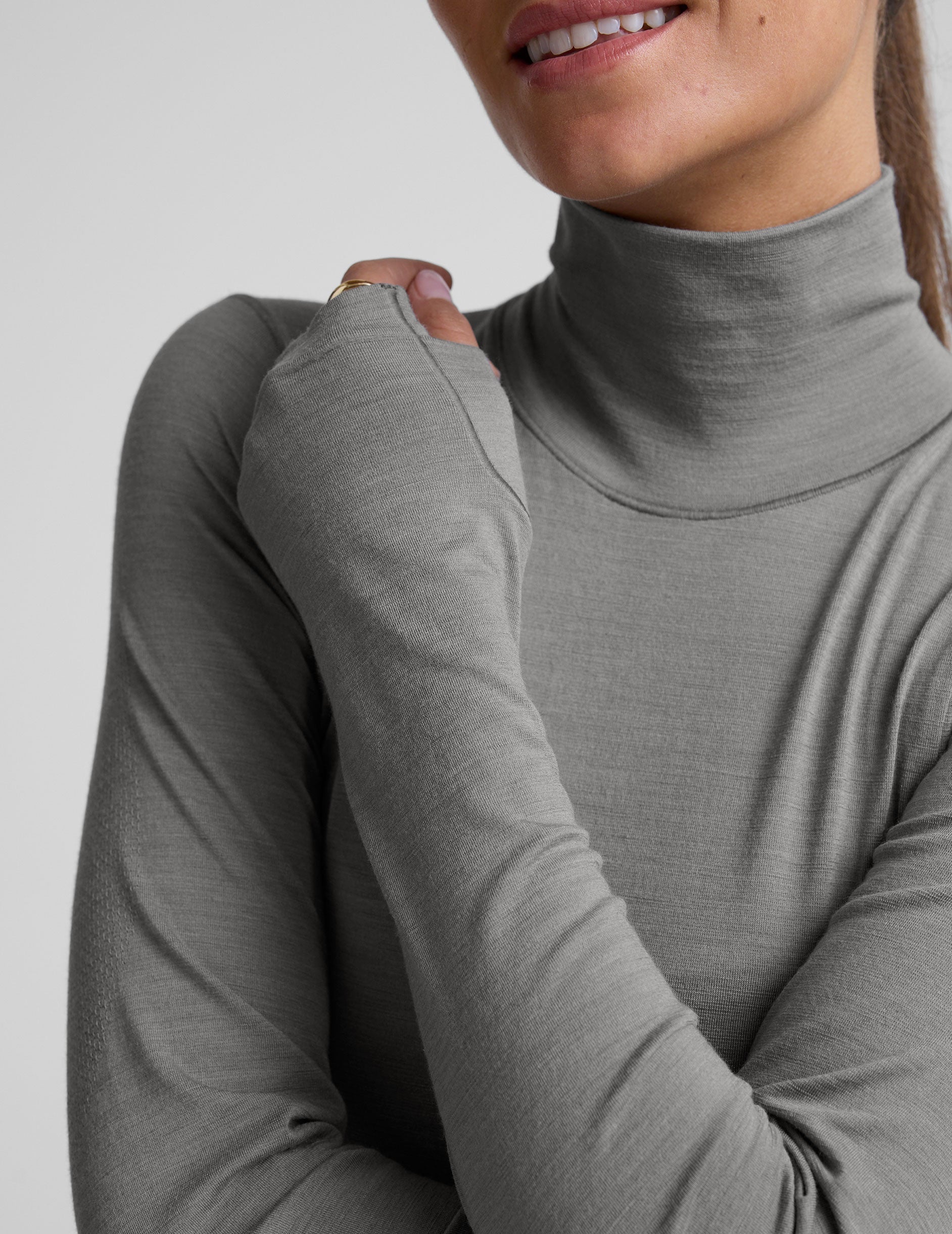 Beyond Yoga LuxeKnit Merino Wool Turtleneck