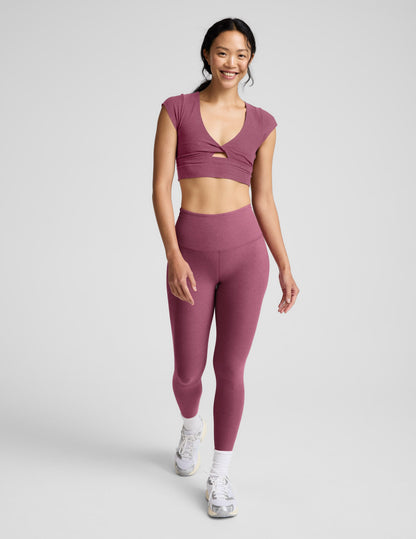 Beyond Yoga Spacedye Get It Twisted Cropped Tee
