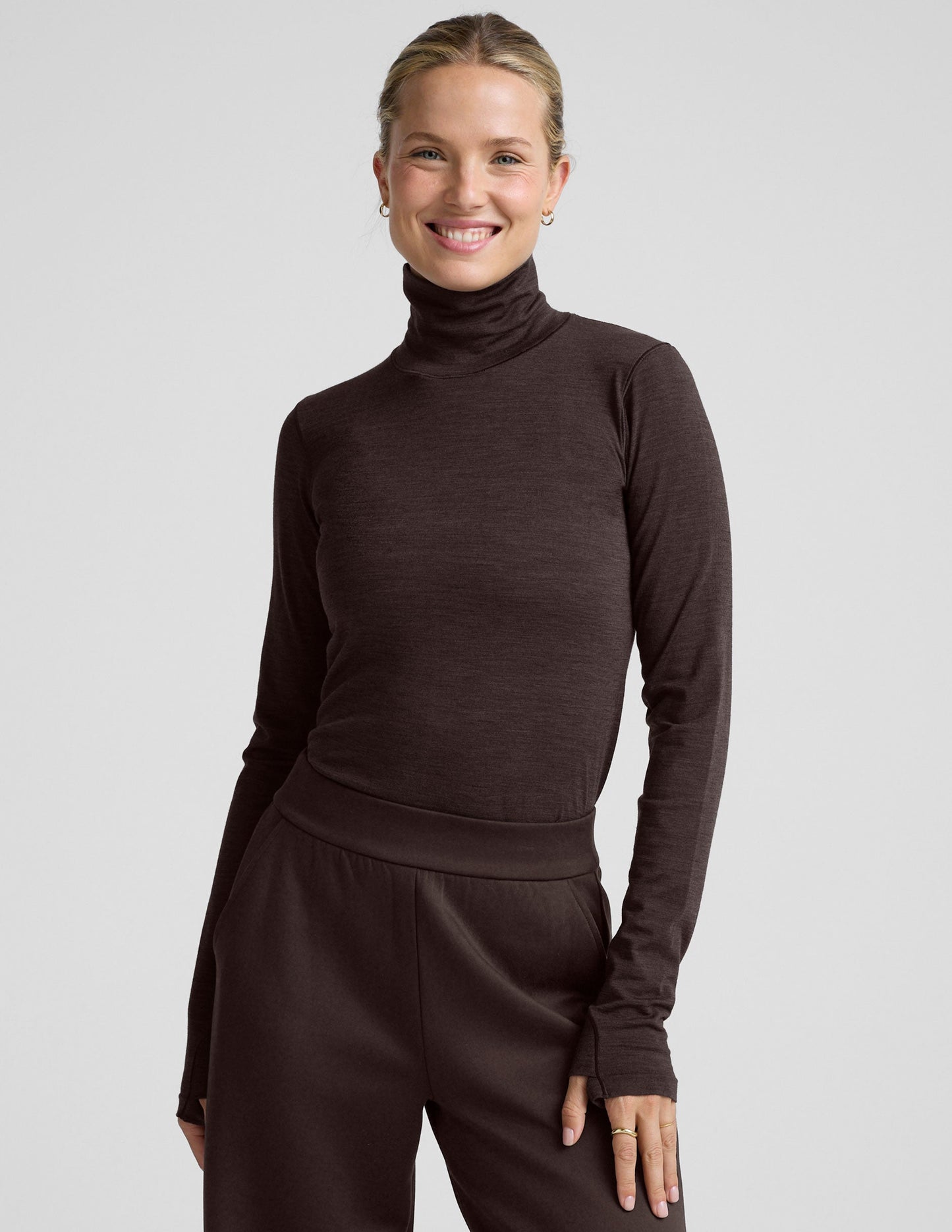 Beyond Yoga LuxeKnit Merino Wool Turtleneck