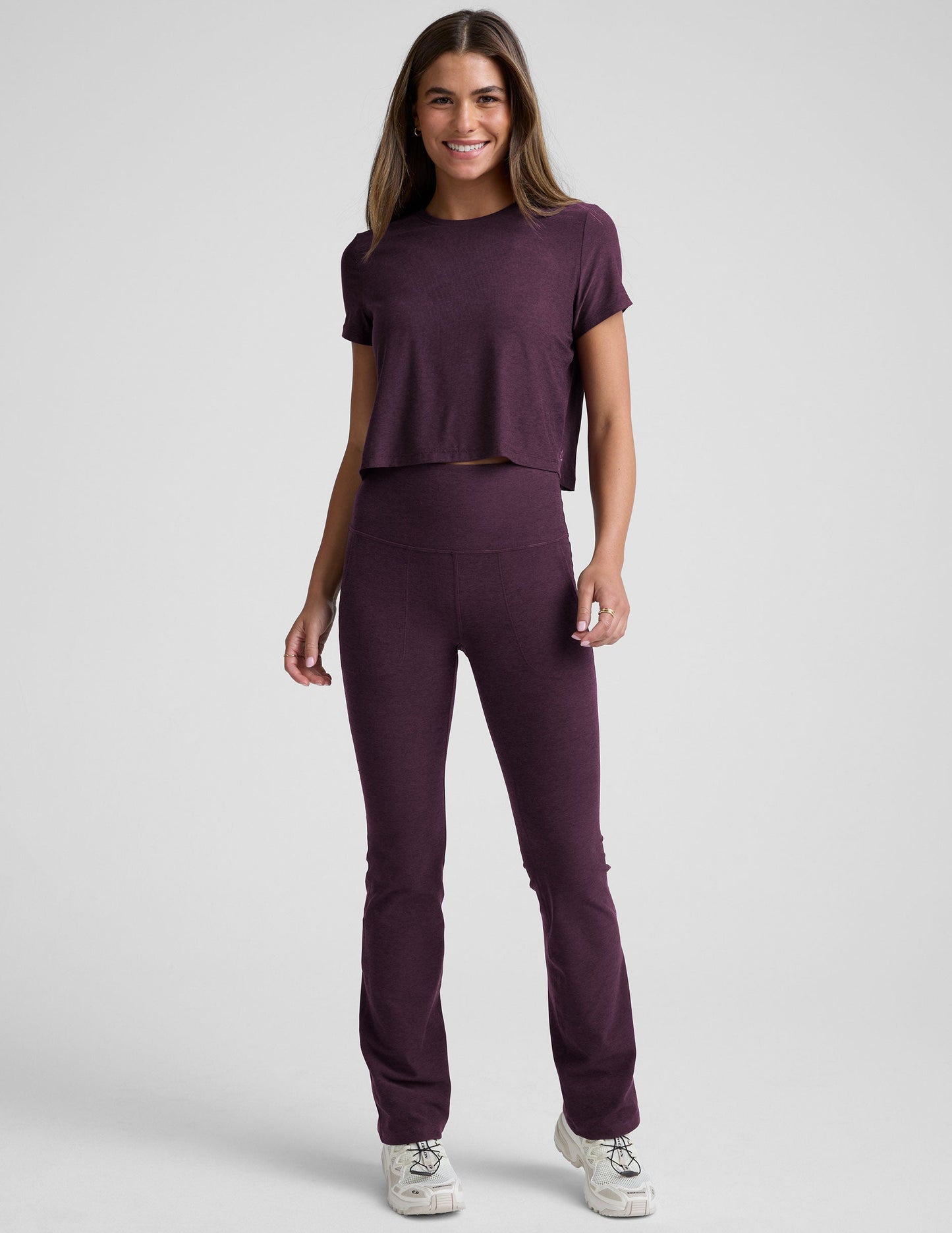 Beyond Yoga Featherweight Supreme Cropped Tee