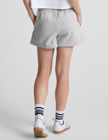 Beyond Yoga Women's Casual Drawstring LuxeFleece Shorts - Gray